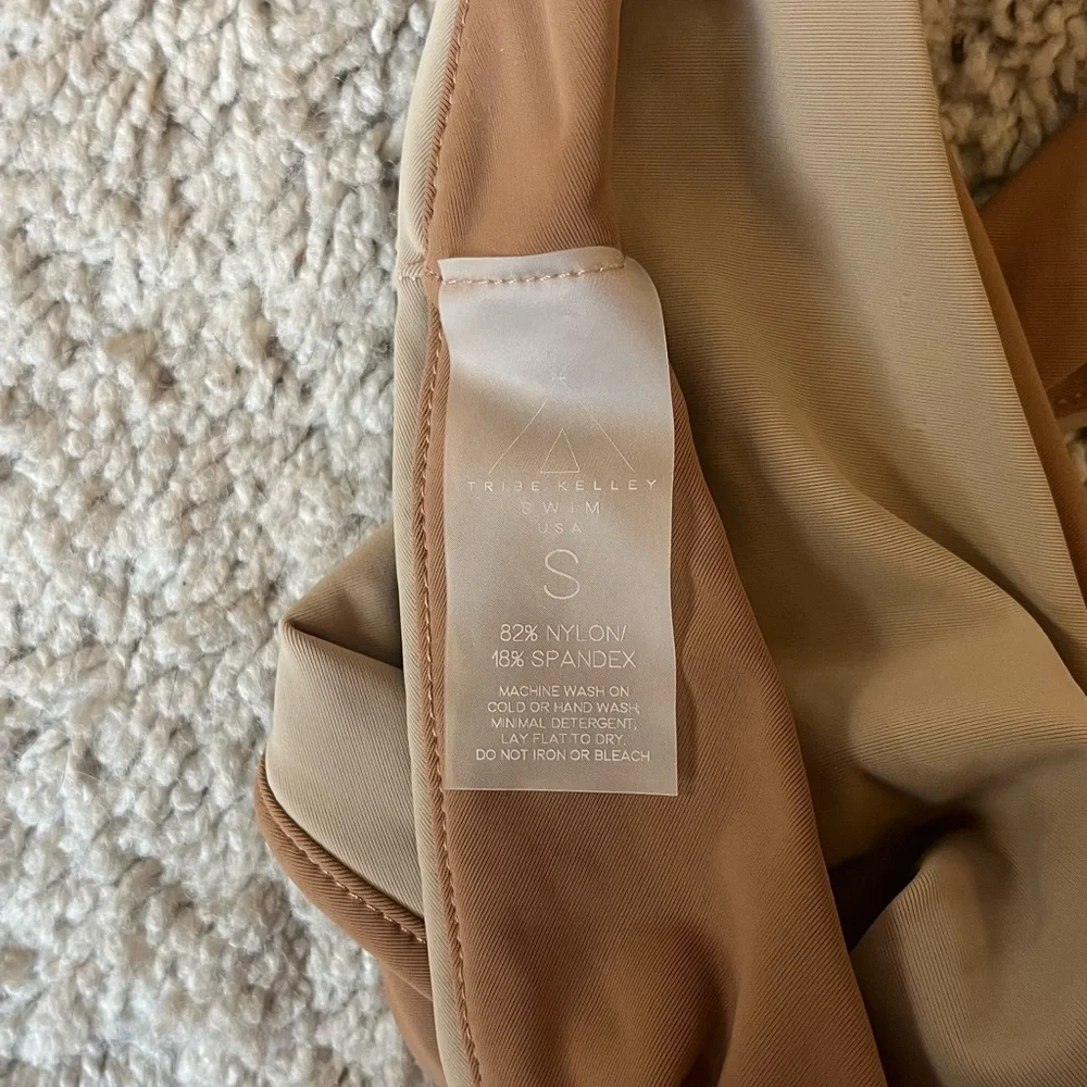 Tribe Kelley Tan Swimsuit Bottoms | S